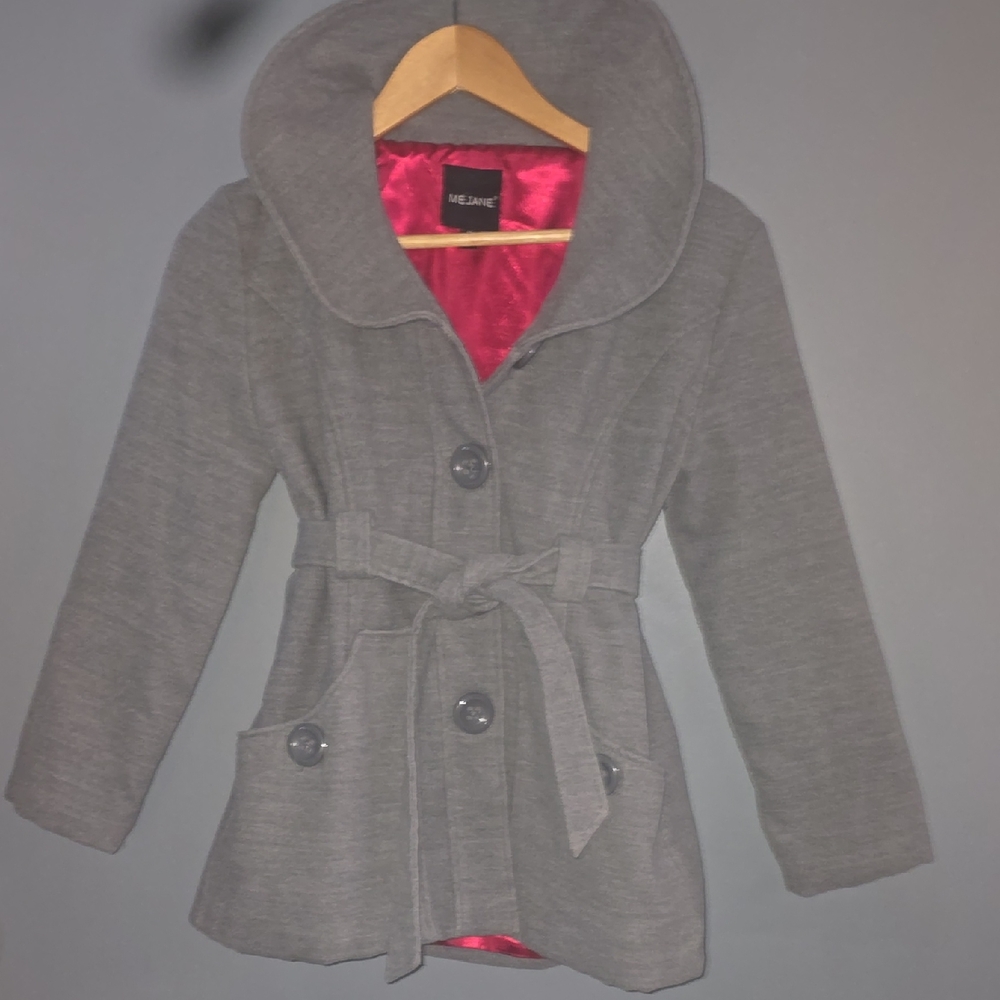 Girl's Me Jane Gray Pea Coat
